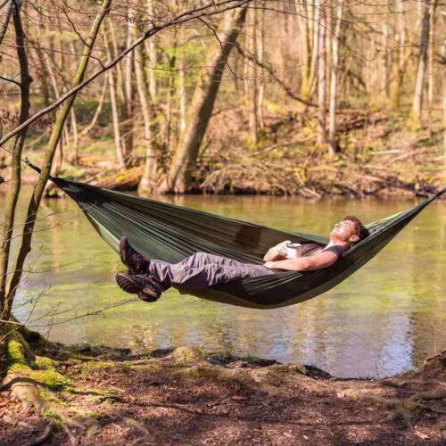 Amazonas Hängematte Silk Traveller Thermo grün - Hängematten